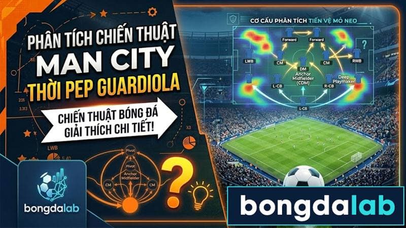 Chiến thuật Man City thời Pep Guardiola - đỉnh cao kiểm soát bóng