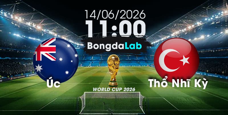 Nhận Định, Soi Kèo Bóng Đá World Cup 2026 | Úc vs Thổ Nhĩ Kỳ, 11h00 ngày 14/06/2026 