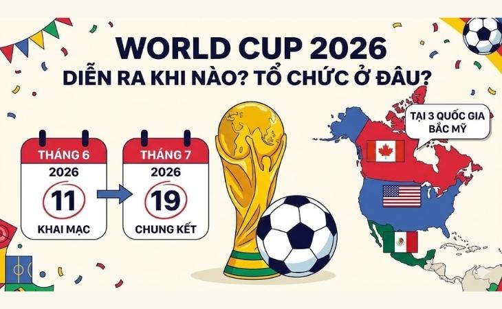 bảng phân nhóm 12 bảng đấu vòng bảng World Cup 2026 với 48 độ