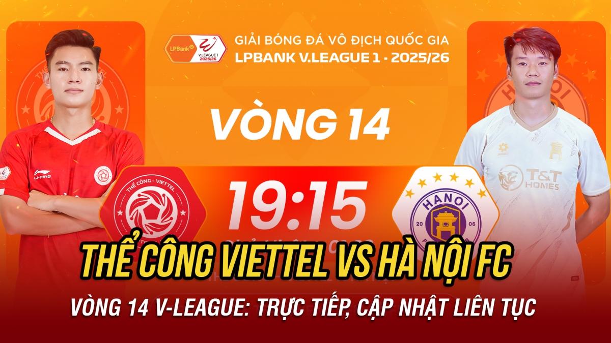 cuộc đua á quân V-League 2025-2026 giữa Thể Công Viettel Ninh Bình Hà Nội FC